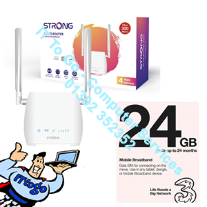 Strong 4GROUTER300MUK 4G LTE CAT4 Unlocked Mobile Broadband Wireless Router