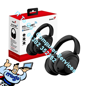 Genius HS-810BT Foldable Bluetooth 5.3 Headset with USB-C Charging