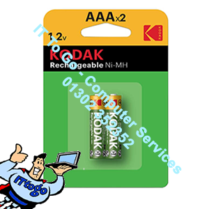 2x Kodak Rechargeble Ni-MH Batteries