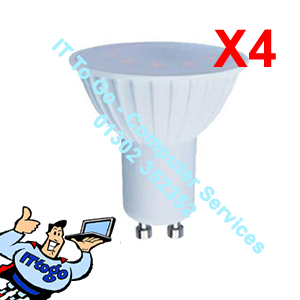 4x Pifco GU10 Led 425 Lumen Bulbs - IT To Go - Computer Services