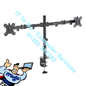 Von Haus Double Arm Desk Mount Bracket