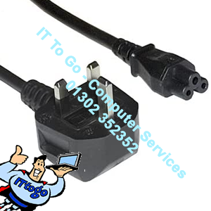 1.8m Mains Clover Power Lead Cable