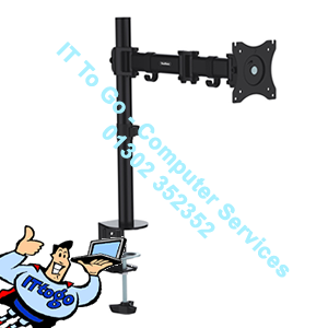Von Haus Single Arm Desk Mount Bracket