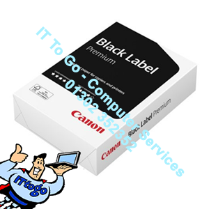 A4 1x Ream Canon Black Label Copier Paper