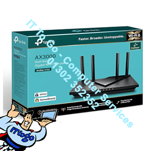 TP-Link AX3000 Dual Band 6-Stream Gigabyte Wi-Fi 6 Router