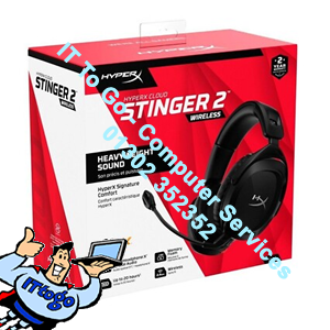 HyperX Cloud Stinger 2 Wireless Gaming Headset (Black)