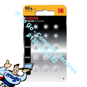 15x Kodak Alkaline Cell Button Batteries