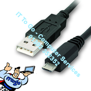 Vcom Micro USB - USB Adapter 1.8m