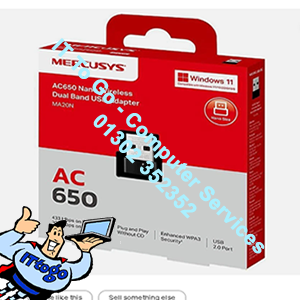 Mercusys MA20N AC650 Nano Wi-Fi USB Adapter
