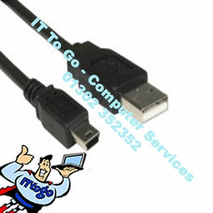 Newlink 2m B5 USB 2.0 AM - Mini Cable - IT To Go - Computer Services