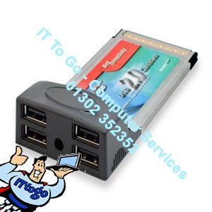 Best Connectivity PCMCIA - 4x USB Card - IT To Go - Computer Services