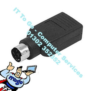 USB To PS2 Black Converter - IT To Go - Computer Services