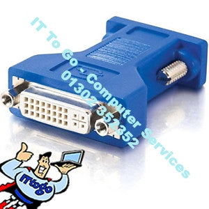 Standard DVI Female - VGA Female Adapter - IT To Go - Computer Services