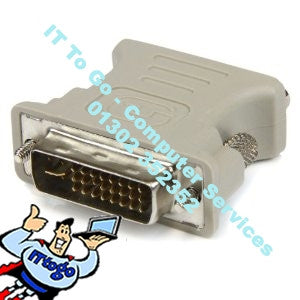 VGA - DVI Converter DVI-D 24 + 1 25Pin - IT To Go - Computer Services