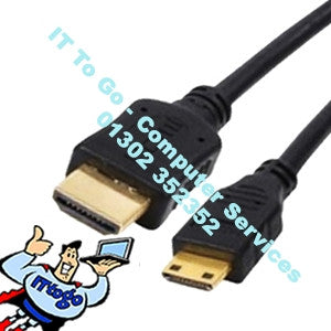 Standard 2m HDMI Male - HDMI Micro Male Cable - IT To Go - Computer Services