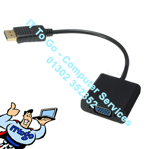 DisplayPort DP - VGA Adapter - IT To Go - Computer Services