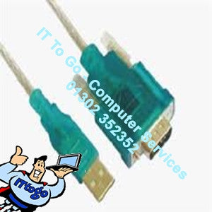 Vcom 1.2m USB-To-Serial Cable - IT To Go - Computer Services