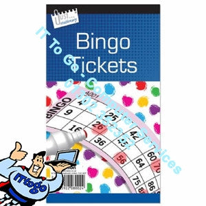 Just Stationary Bingo Tickets - IT To Go - Computer Services