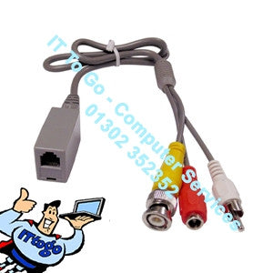 1x BNC & 12v Power - Phone Line Cable - IT To Go - Computer Services