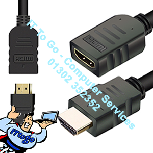 2m HDMI Male (M) - HDMI Female (F) Cable