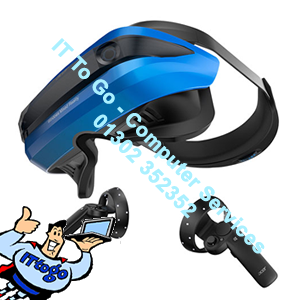 Acer Mixed Reality Headset & 2 Controllers In Black & Blue - IT To Go - Computer Services