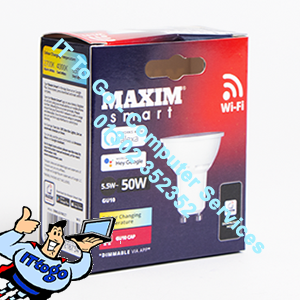 1x Maxim Smart Candle Led GU10 Bulb 5.5w - 50w