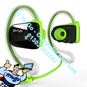 Sumvision PSYC Elise SX Bluetooth Sports Headphones (Green) - IT To Go - Computer Services