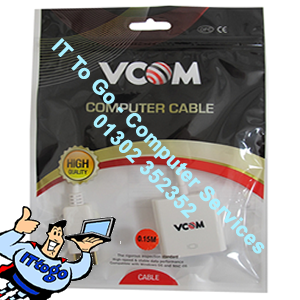 VCOM DisplayPort (M) to HDMI (F) White