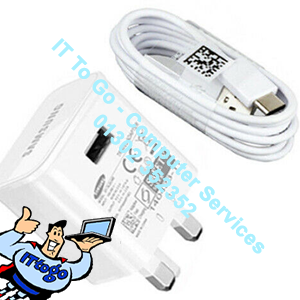 Samsung Charger Mains - Female (F) Adapter (White)