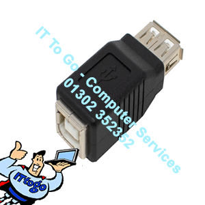 USB A Female (F) - USB Mini B Female (F) USB Coupler