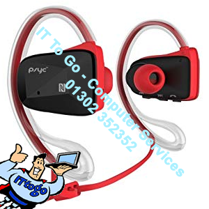 Sumvision PSYC Elise SX Bluetooth Sports Headphones (Red) - IT To Go - Computer Services