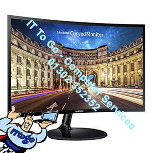 Samsung C24F390FHR - CF39 Series - LED monitor - curved - 24" (23.5" viewable) Monitor