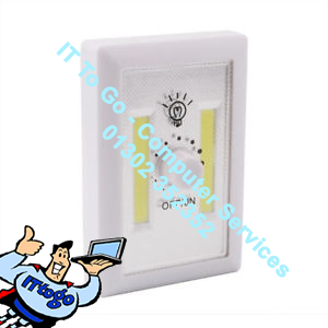 Status LED Battery Operated Dimmable Light Switch - IT To Go - Computer Services