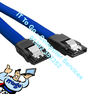 50cm SATA3 6gb Data Cable Blue - IT To Go - Computer Services