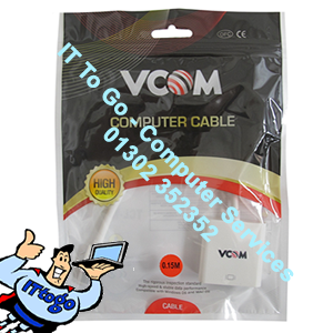 VCOM Mini DisplayPort (M) to HDMI (F) White