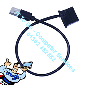 USB to Molex 4Pin PC Computer Cooling Fan 1
