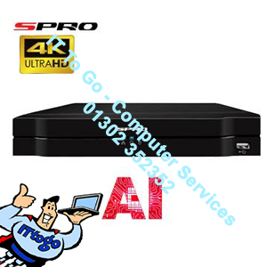 4K (8MP) SPRO / 8 + 4 Channel 5 IN 1 DVR With Al Technology Inc 1tb HD