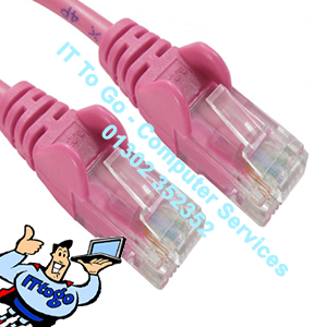 1m Cat5e RJ45 Male (M) - RJ45 Male (M) Network Cable (Pink)